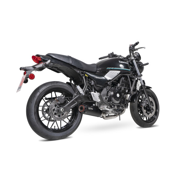 Scorpion Exhaust Kawasaki Z650 RS 2022 - 2023 Red Power Full System Black Ceramic Coated Sleeve